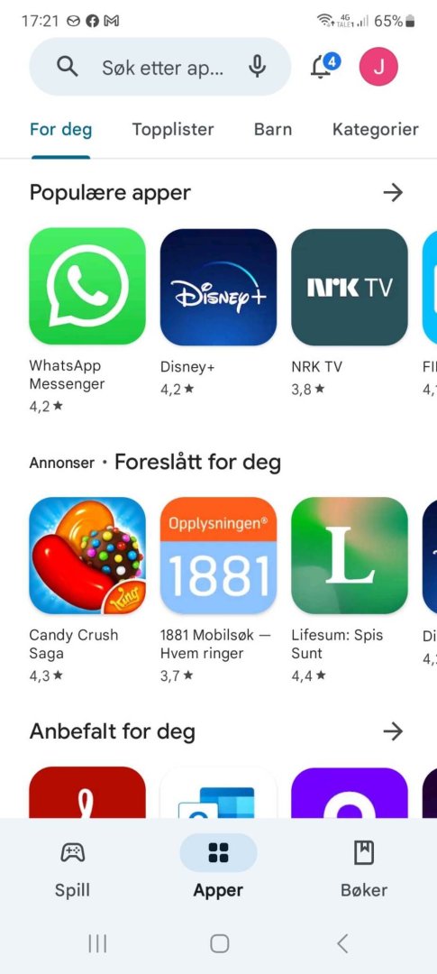 Slik laster du ned viktige apper på Android-telefonen din - KLP.no