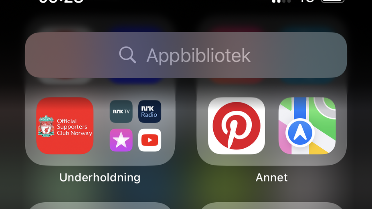 Slik rydder du i appene på iPhone - KLP.no