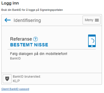 Elektronisk Signering - Bank Og Lån - KLP.no